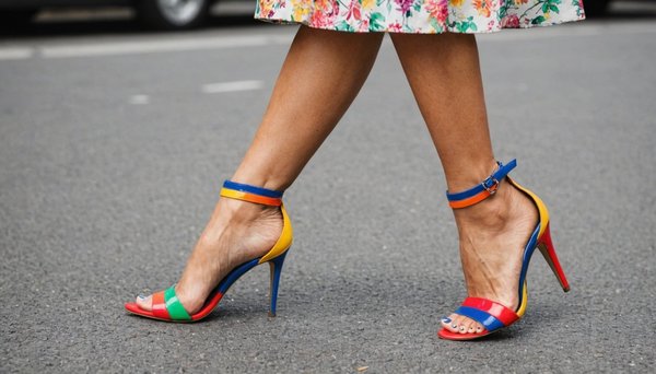 Practical guide for wearing multicolored heels in all situations